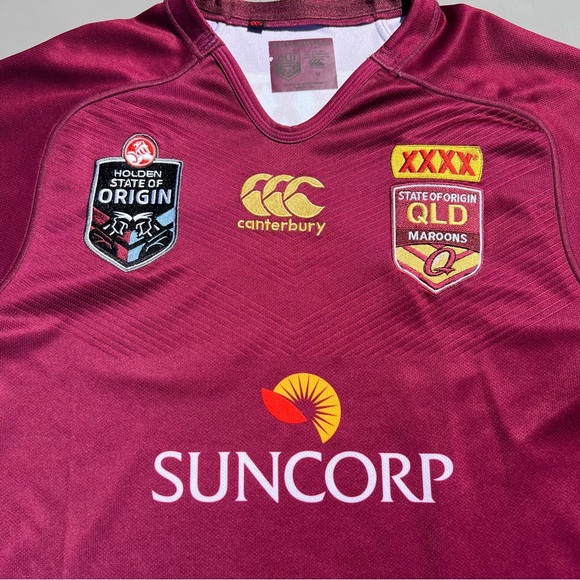 Canterbury Queensland Maroons State Of Origin Australian Rugby League Jersey - Picture 2 of 6
